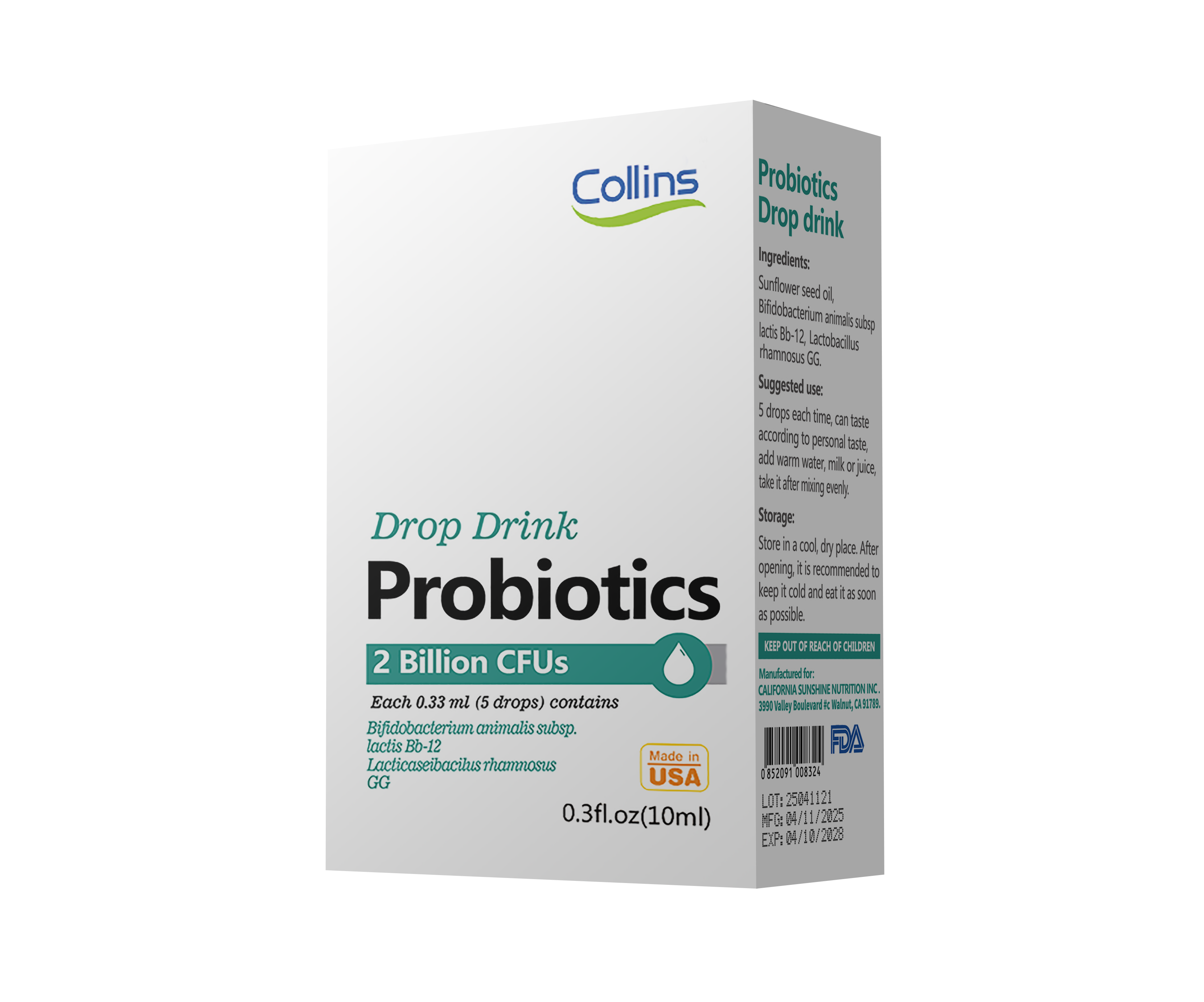 科琳思益生菌滴液飲品